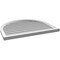 Ekena Millwork Round Top Surface Mount PVC Gable Vent: Functional, w/ 2"W x 2"P Brickmould Sill Frame, 38"W x 32"H GVPRT38X3203SF - alternate 3